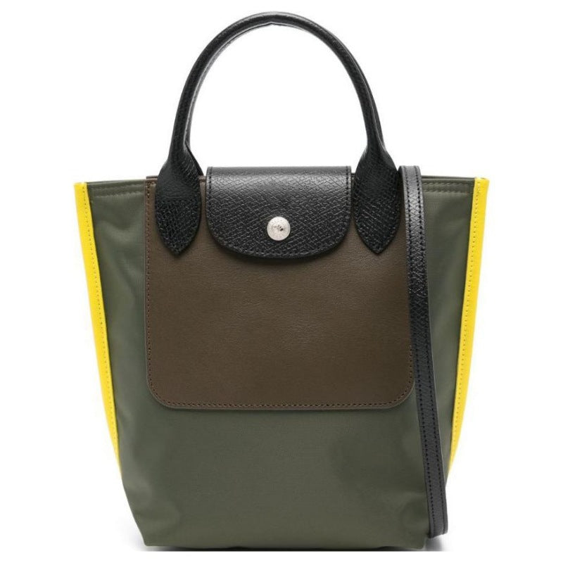 Women's French Dragon Color Matching Large Capacity Handbags
