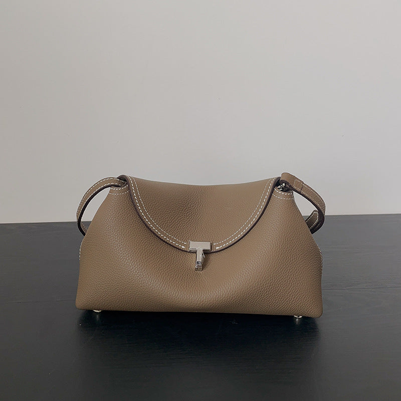 Swedish High-grade First Layer Cowhide Underarm Shoulder Bags
