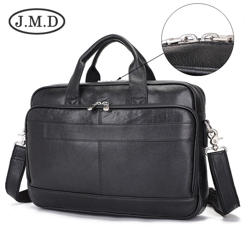 Men's Vintage Leather Top Layer Crazy Horse Men's Handbags