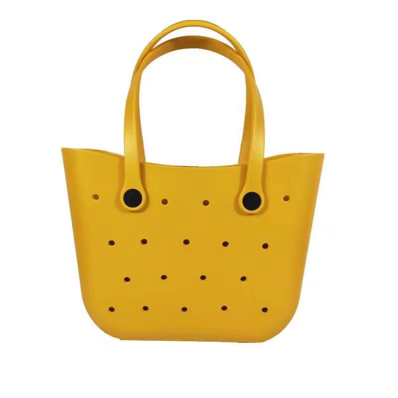 Charming Comfortable Durable Beach Basket Hole Handbags