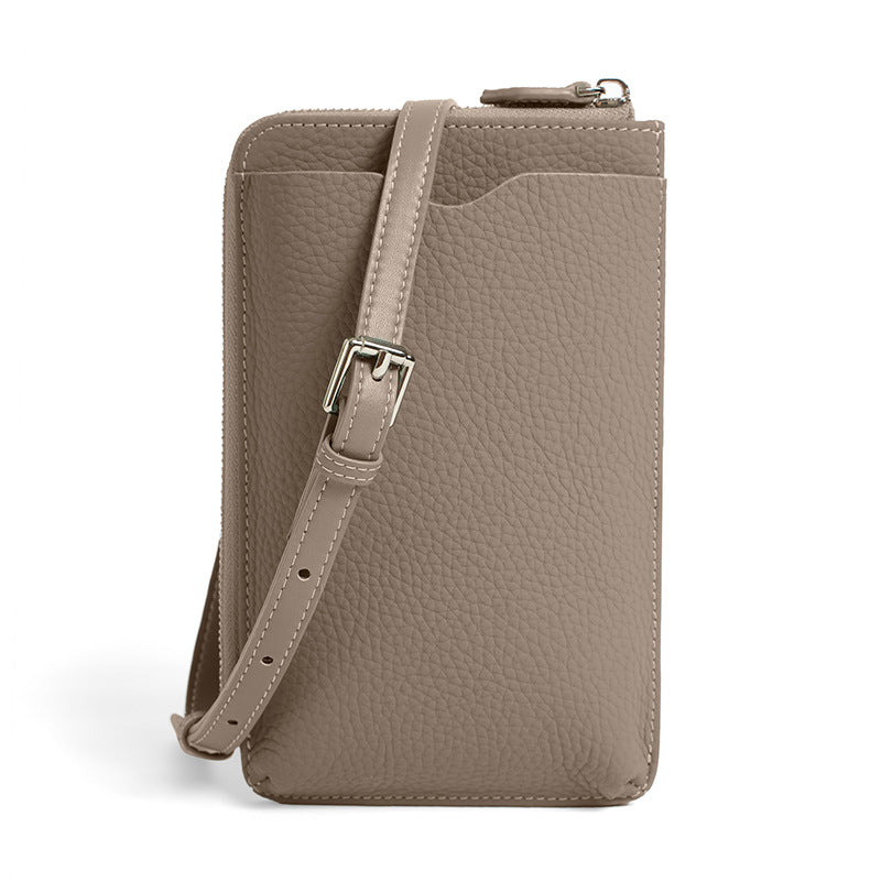 Women's Leather First Layer Cowhide Fashion Cell Phone Bags
