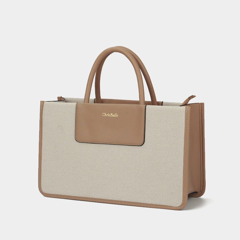 Large Capacity Commuter Portable Canvas Simple Handbags