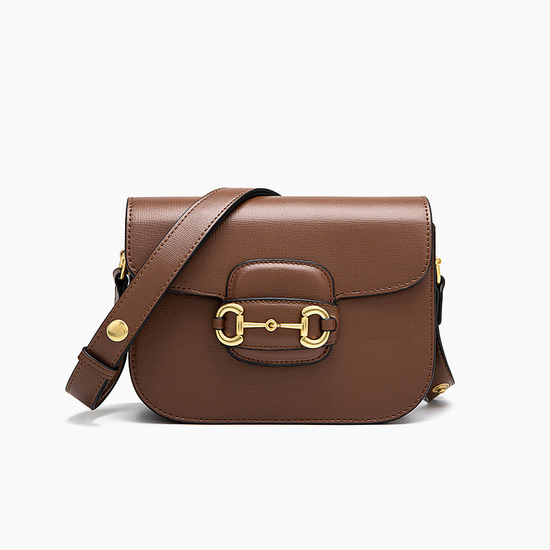 Women's Design High-grade Retro Horse Saddle Presbyopic Shoulder Bags