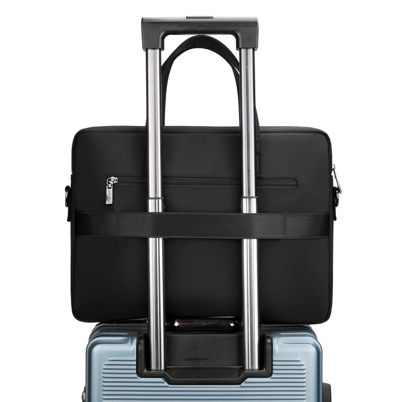 Men's Oxford Canvas Large Capacity Horizontal Business Men's Handbags