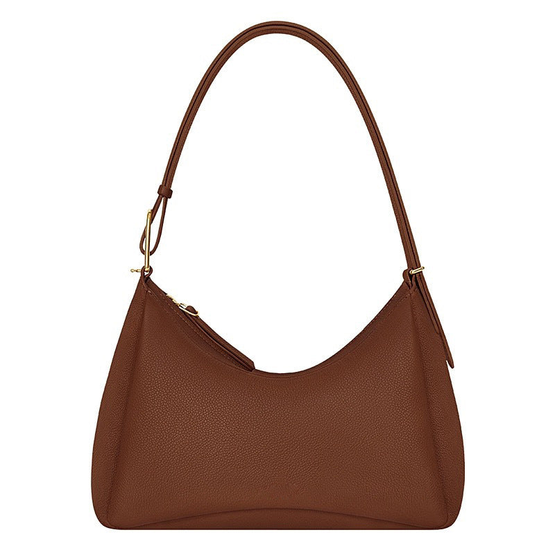 Women's Niche Design Underarm Leather Light Luxury Bags