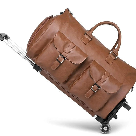 Portable Folding With Pull Garment Multifunctional Travel Bags