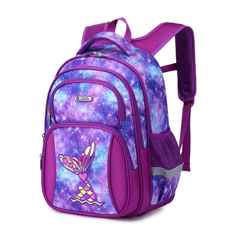 Children's Fashion Large Capacity To Grade Lightweight Elementary School Students' Schoolbags