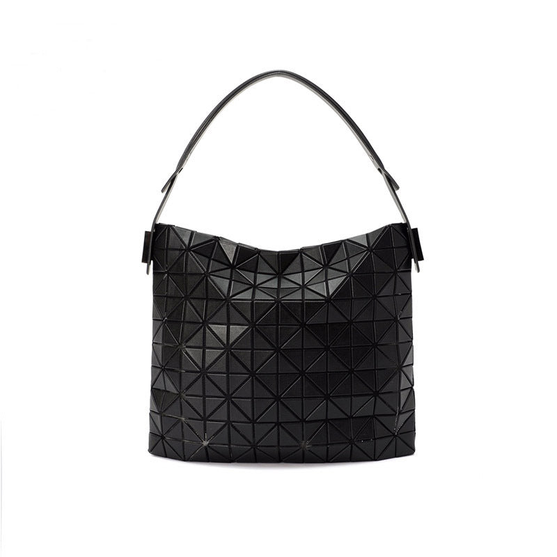 Women's Original Stitching Triangle Diamond Pattern Fashion Shoulder Bags