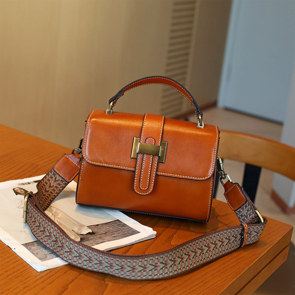 Women's Classy Underarm Vintage Leather Fashion Shoulder Bags
