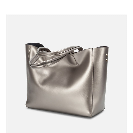 Women's Pearl Cowhide For Large Capacity Fashion Handbags