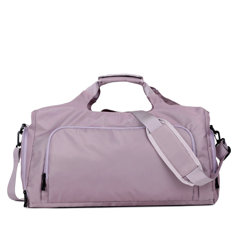 Women's Portable Large Capacity Waterproof Dry Wet Separation Oxford Travel Bags