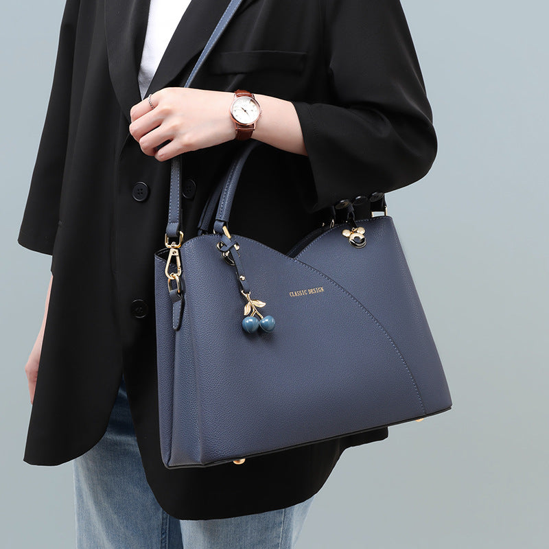Women's Autumn Temperament Wild Mom Genuine Leather High-grade Crossbody Bags