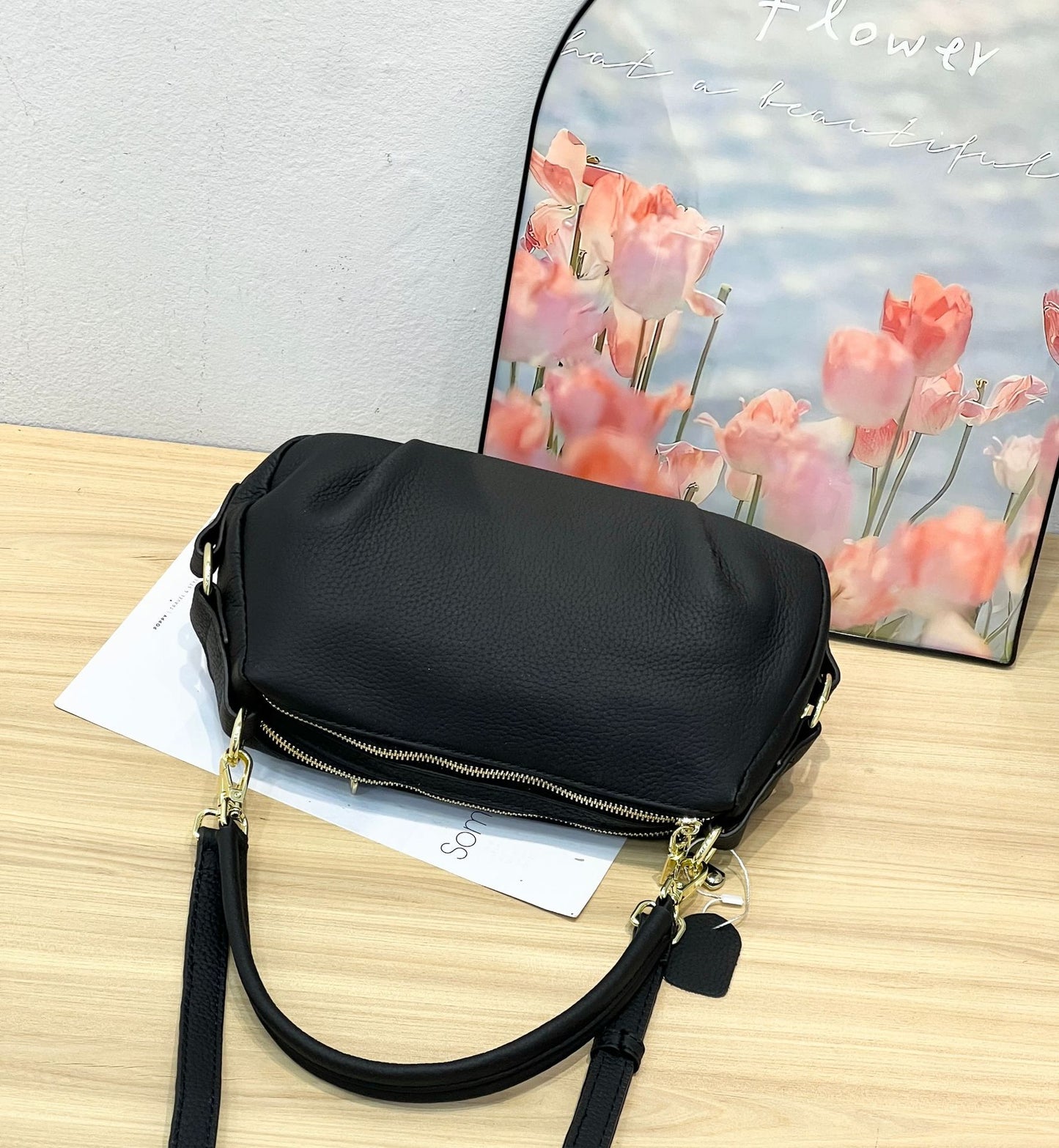 Women's Layer Leather Large Capacity Fashion Simple Shoulder Bags