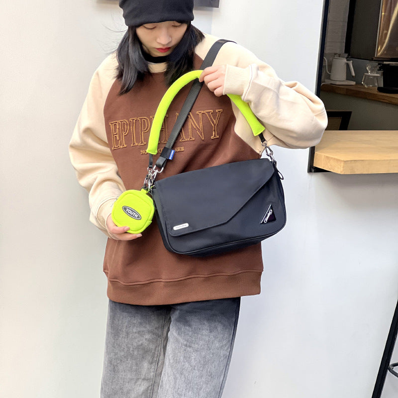Women's & Men's & Underarm Fashion Nylon Cloth Riding Crossbody Bags