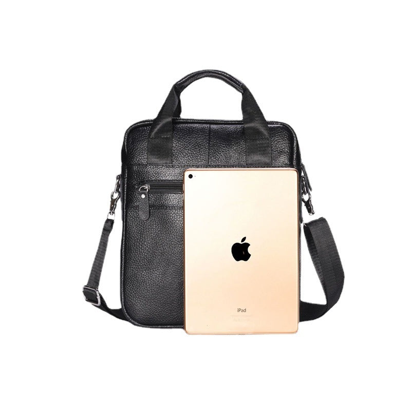 Men's Versatile Stylish Trendy Business Leather Men's Handbags