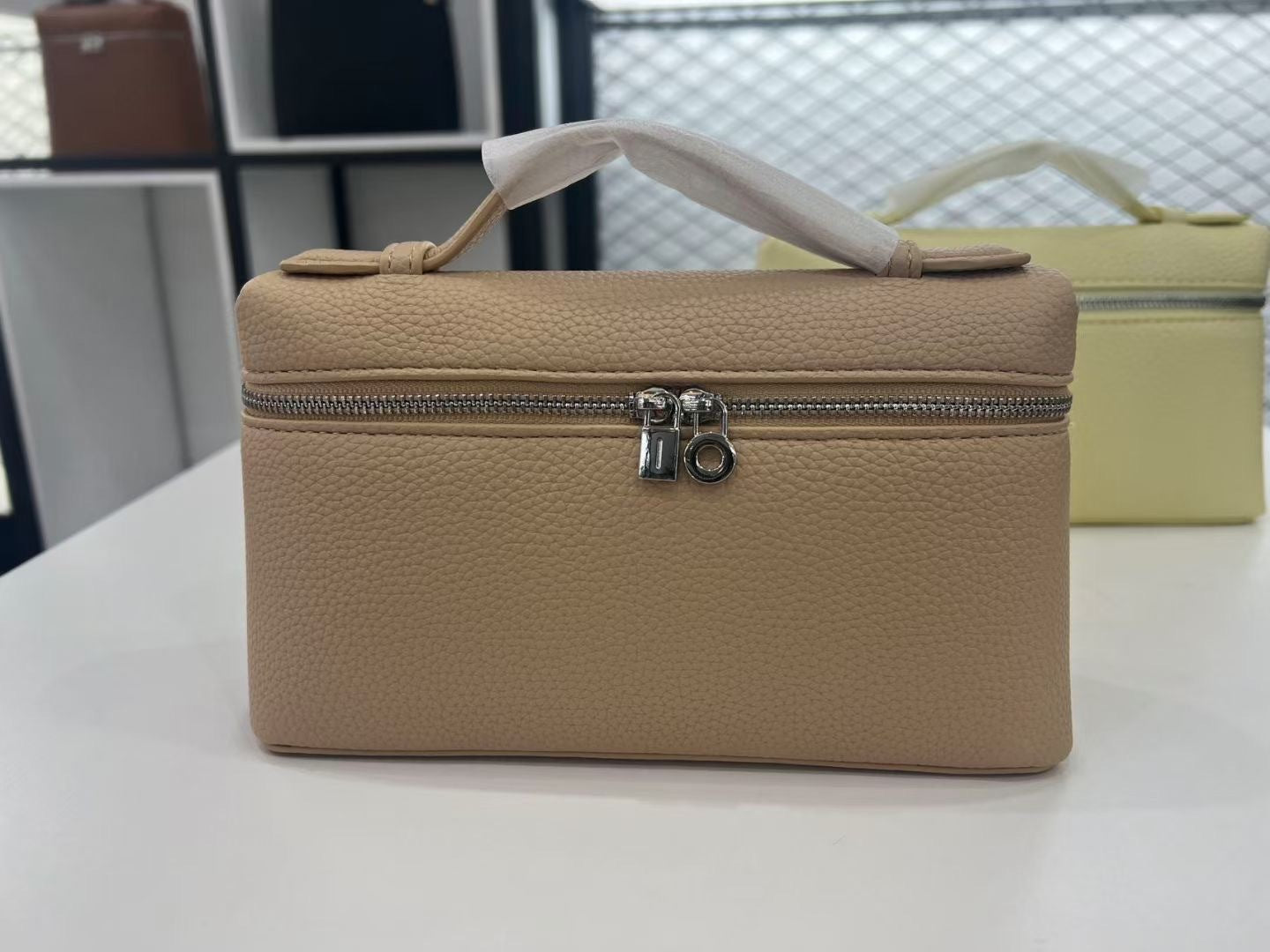 Women's Lunch Box Genuine Leather Portable For Bags
