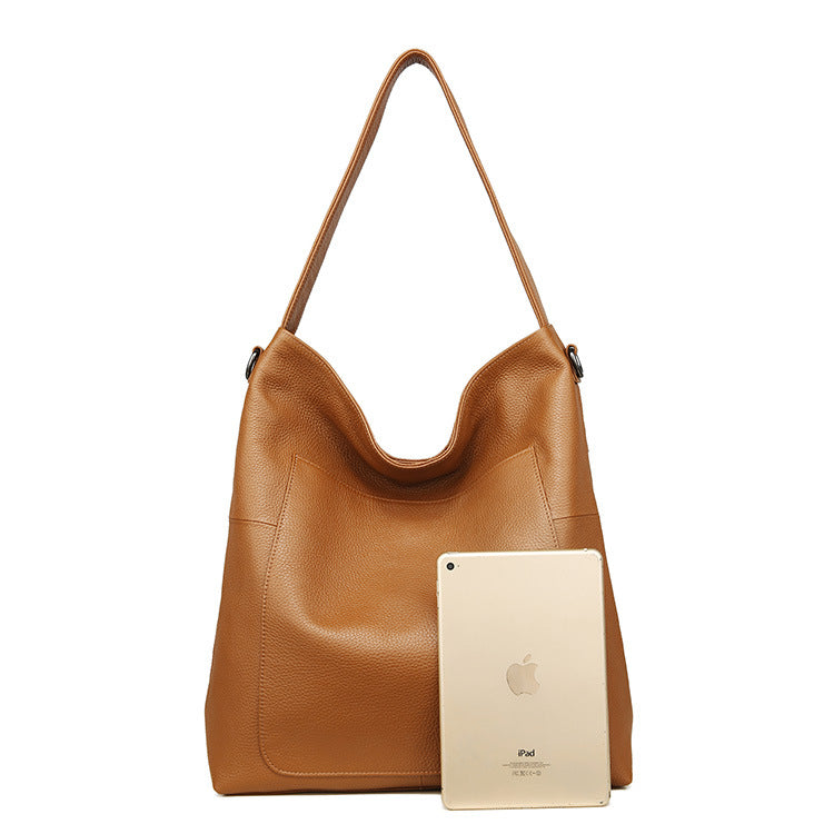 Women's Delicate Large First Layer Korean Style Shoulder Bags