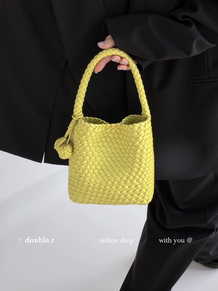 Elegant Trendy Cool Pretty Hand-woven Li Bucket Bags
