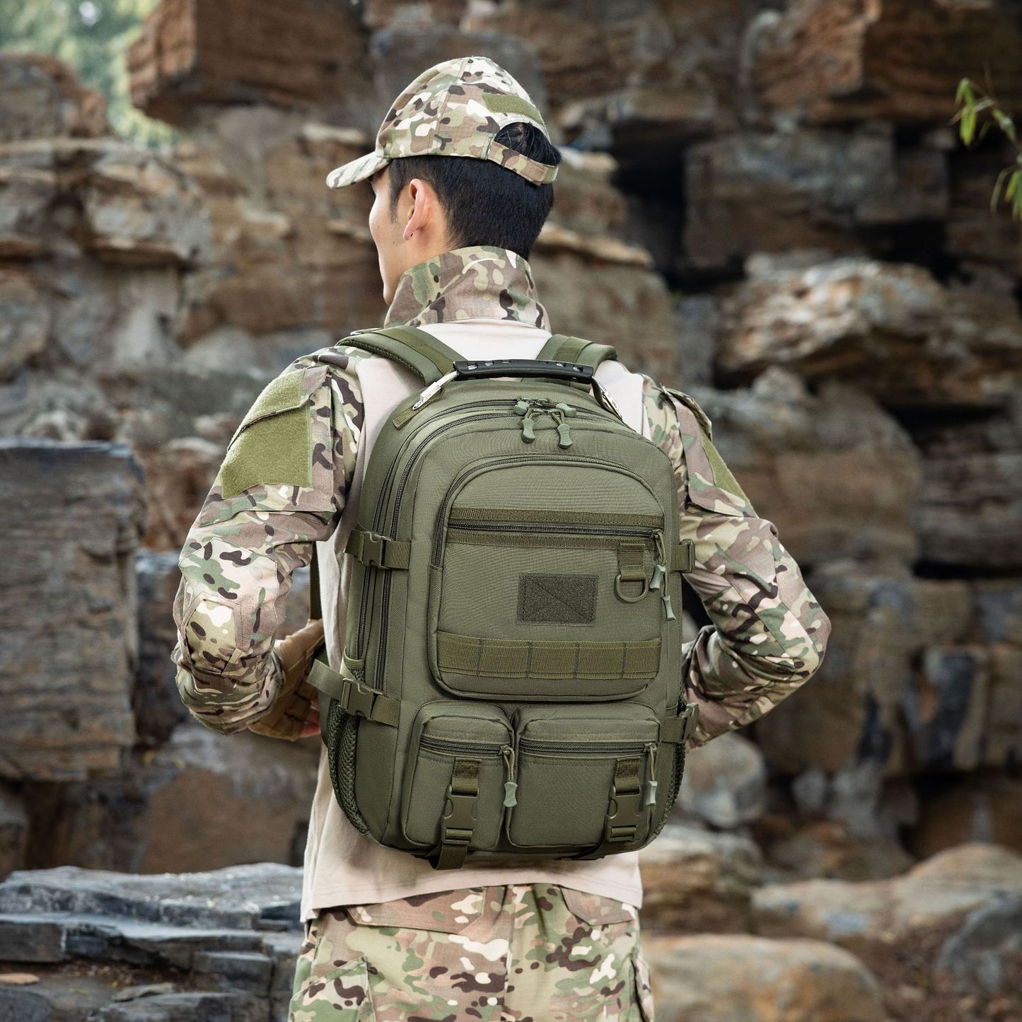 Camouflage Hiking Camping Large Capacity Computer Sports Backpacks