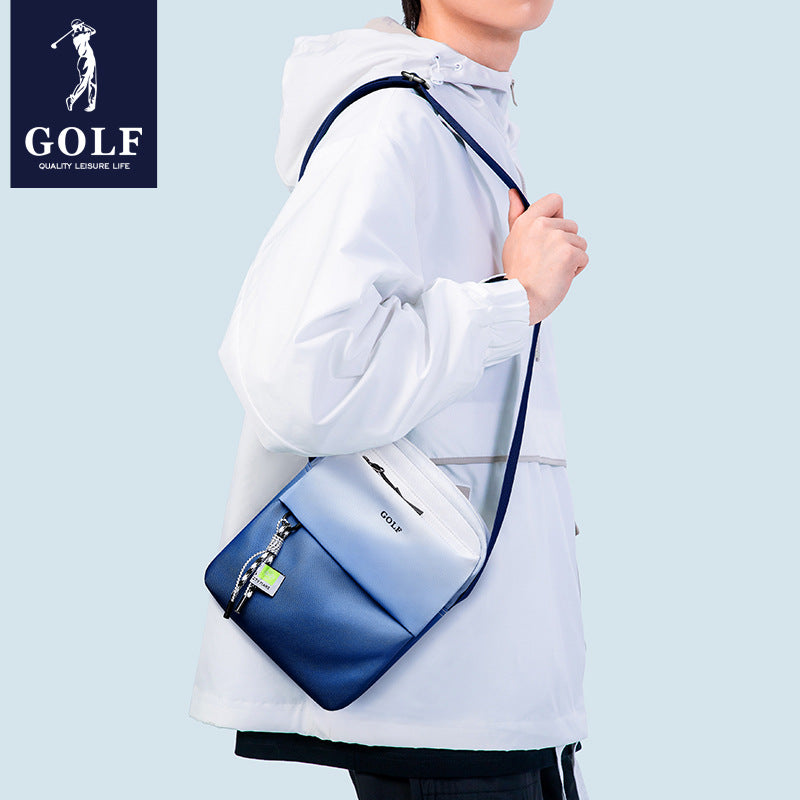 Men's Single Niche Ink Gradient National Trendy Style Men's Shoulder Bags