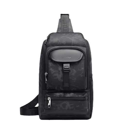 Men's Large Capacity Trendy Commuter Exercise Mobile Men's Chest Bags