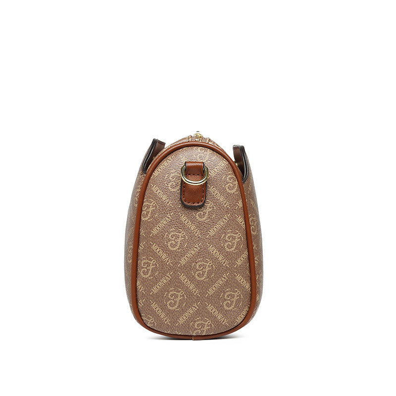 Women's Retro Fashion Pillow Diamond Plaid Printed Crossbody Bags