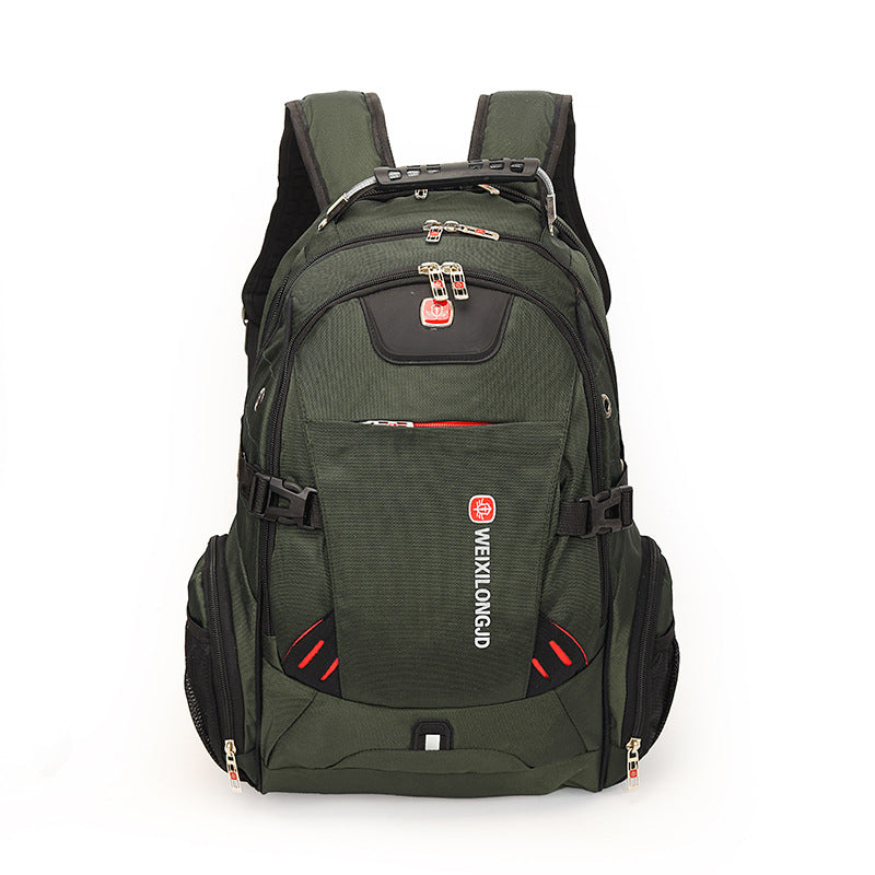 Men's Large Capacity Leisure Male College Spine Backpacks