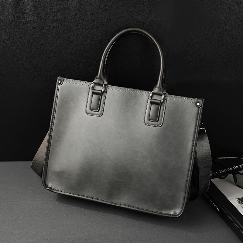 Men's Document Simple Retro Portable Trip Computer Men's Briefcases