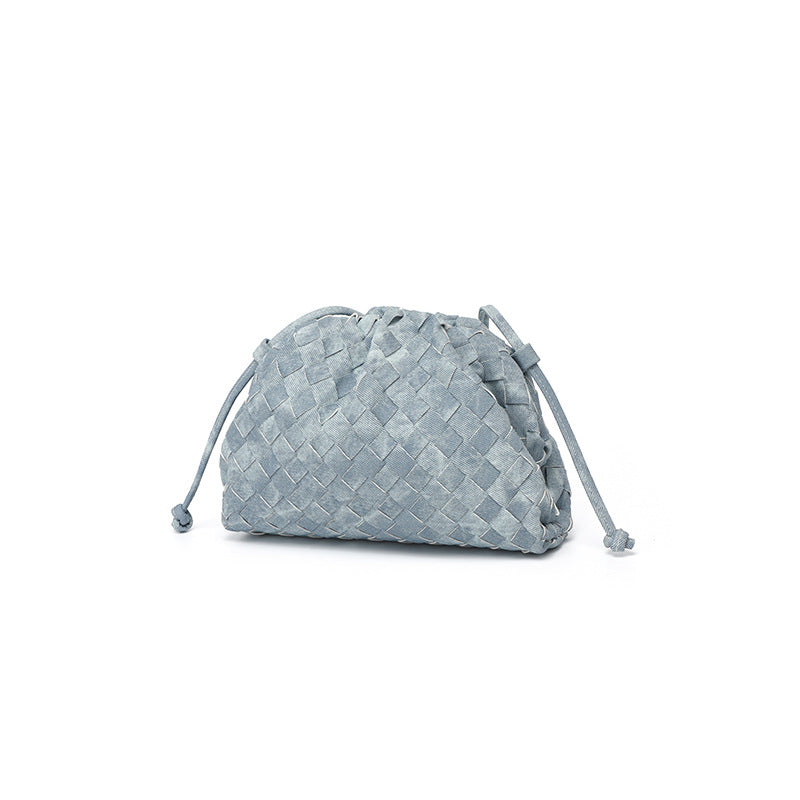 Women's Woven Cloud Dumpling Popular Fashion Clutch Shoulder Bags