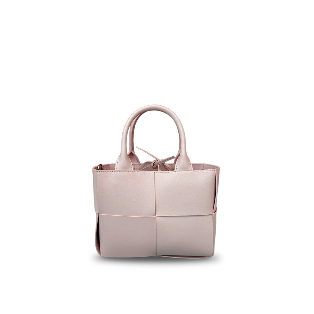Women's Genuine Leather Woven Cowhide Fashion Crossbody Bags