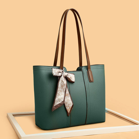 Women's Commute Style Soft Leather Elegant Large Tote Bags