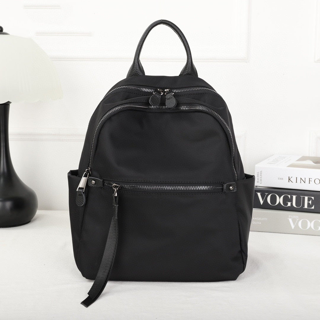 Women's Durable Korean Style Waterproof Nylon Cloth Backpacks