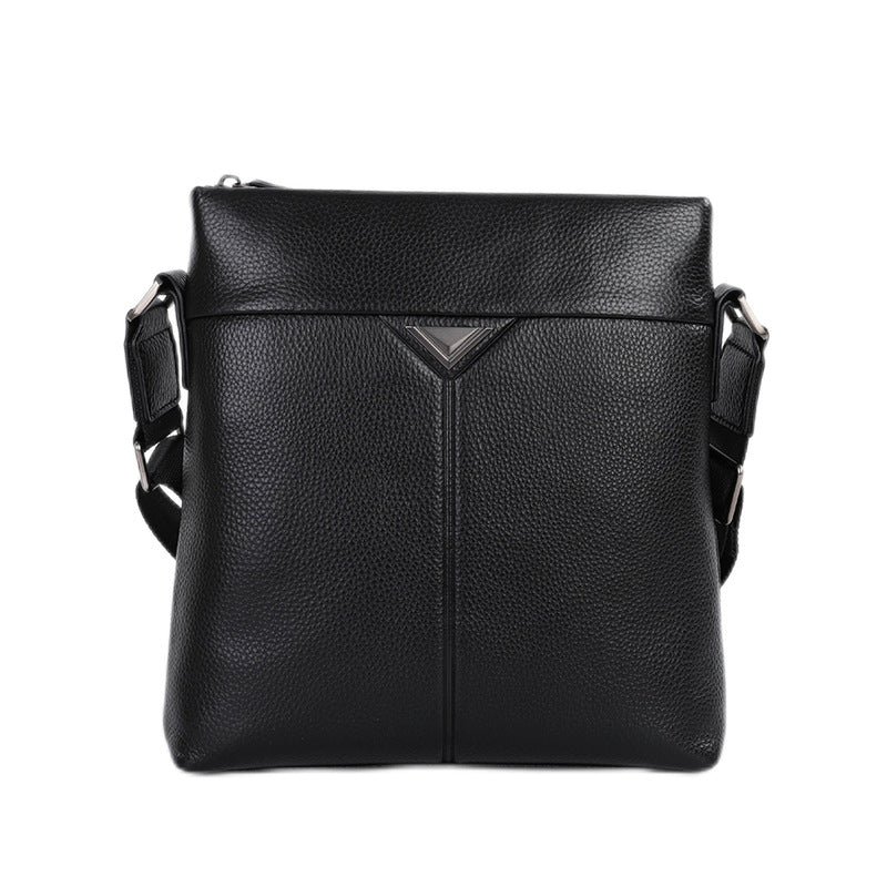 Men's Business First Layer Cowhide Vertical One Bags
