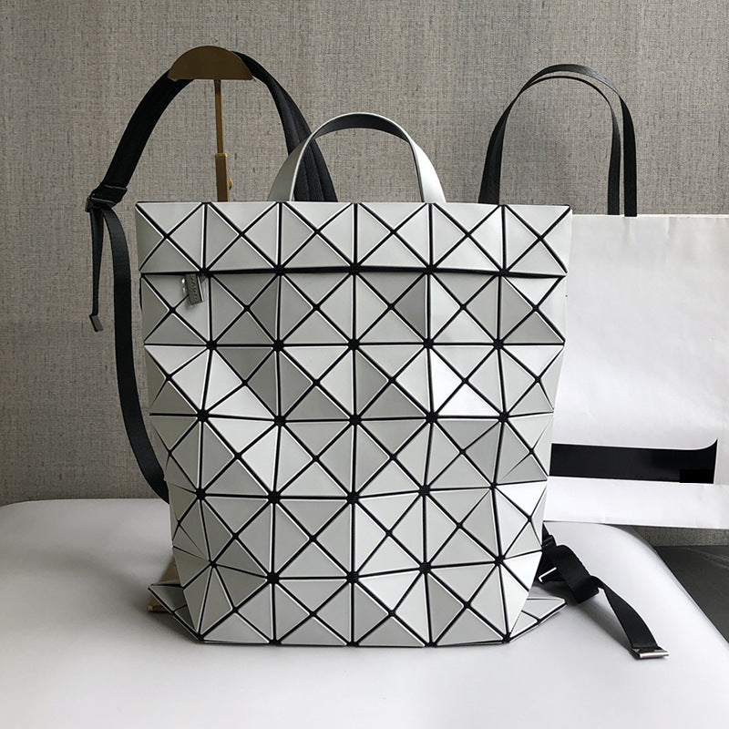 Women's & Men's & Life Original Rhombus Frosted Computer Backpacks