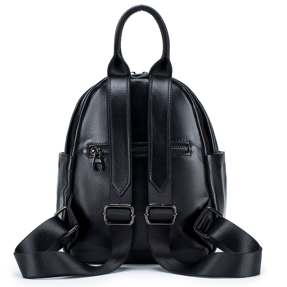 Women's Simple High-grade Versatile Large Capacity Genuine Backpacks