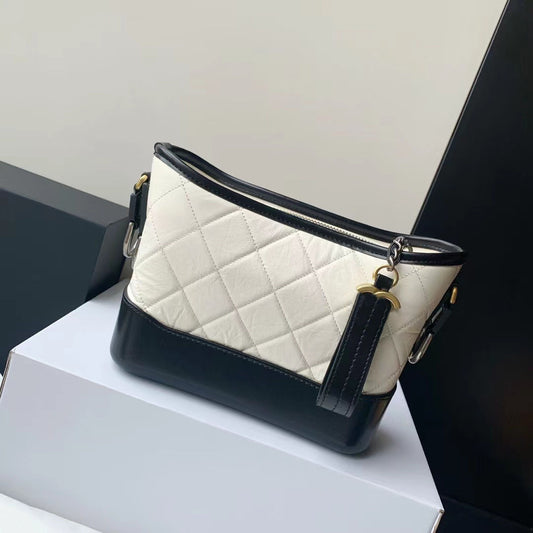 Women's Ceiling Genuine Leather Hobo Classic Style Small Square Bags