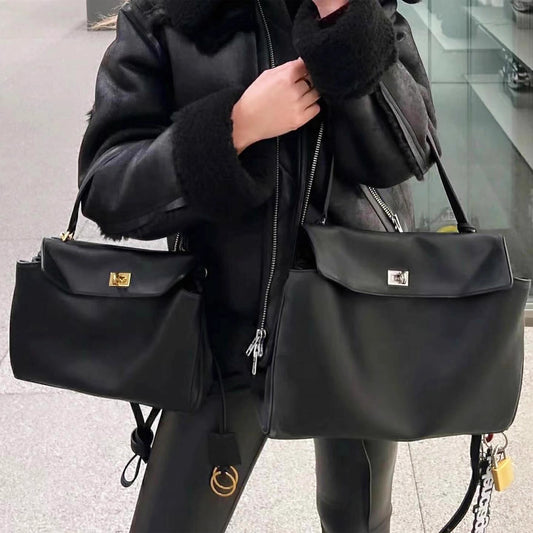 Leather Paris Loose Lazy Neutral American Tote Bags