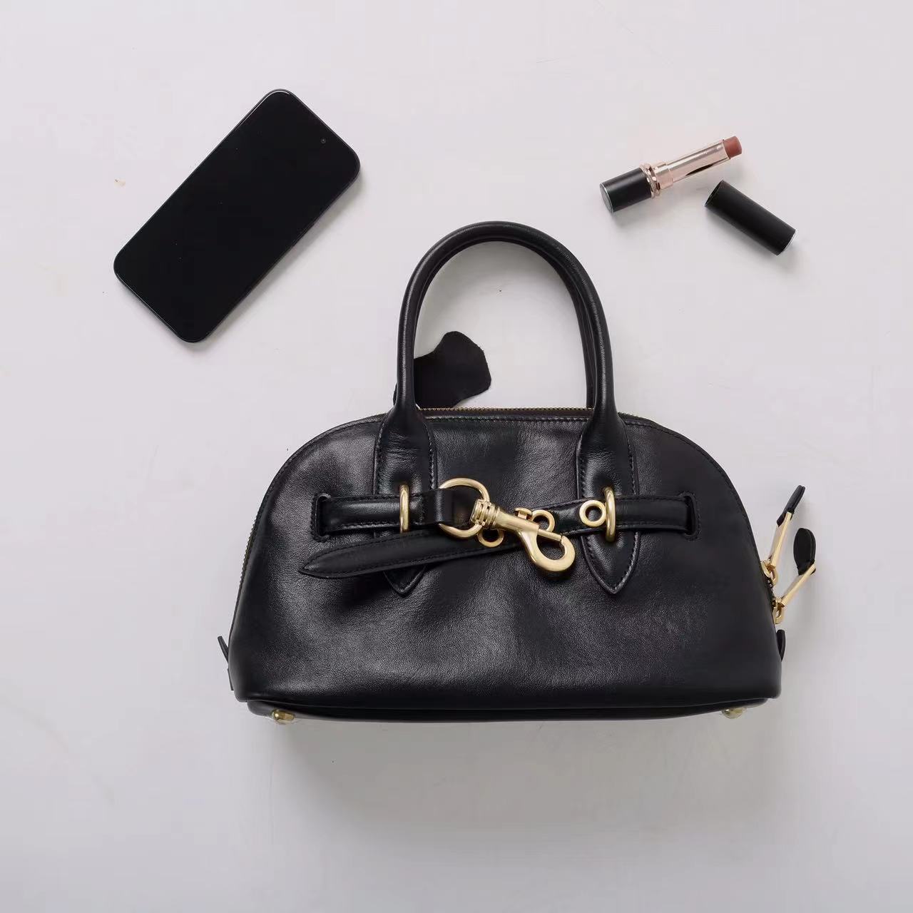 Top Layer Cowhide Shell Portable Fashion Bags