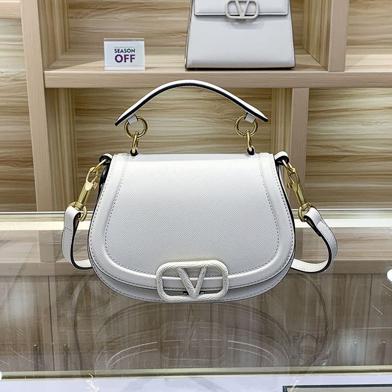 Women's High-grade Summer Underarm Portable Design Saddle Crossbody Bags