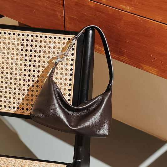 Leather Simple Personality Underarm Niche High Handbags