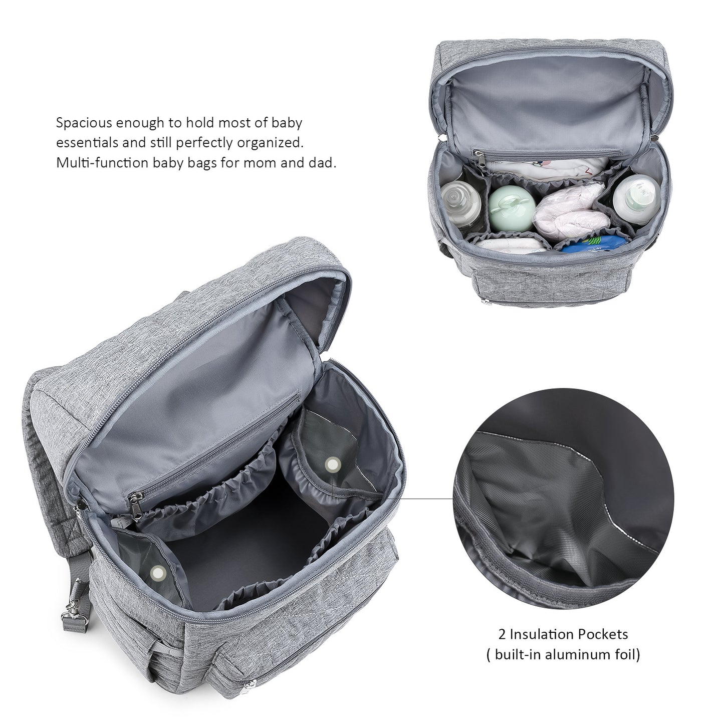 Waterproof Mummy Pregnant Mother With Buggy Backpacks