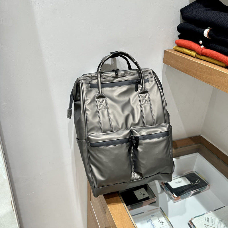 Women's & Men's & College Black Waterproof Commuter Business Backpacks