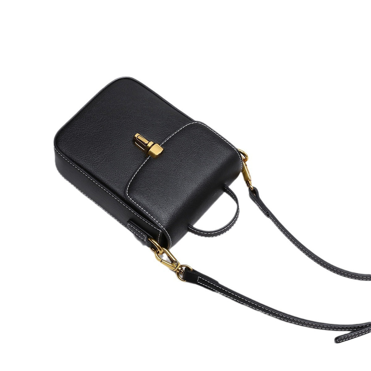 Women's Leather Fashionable Mini Vertical Autumn Crossbody Bags