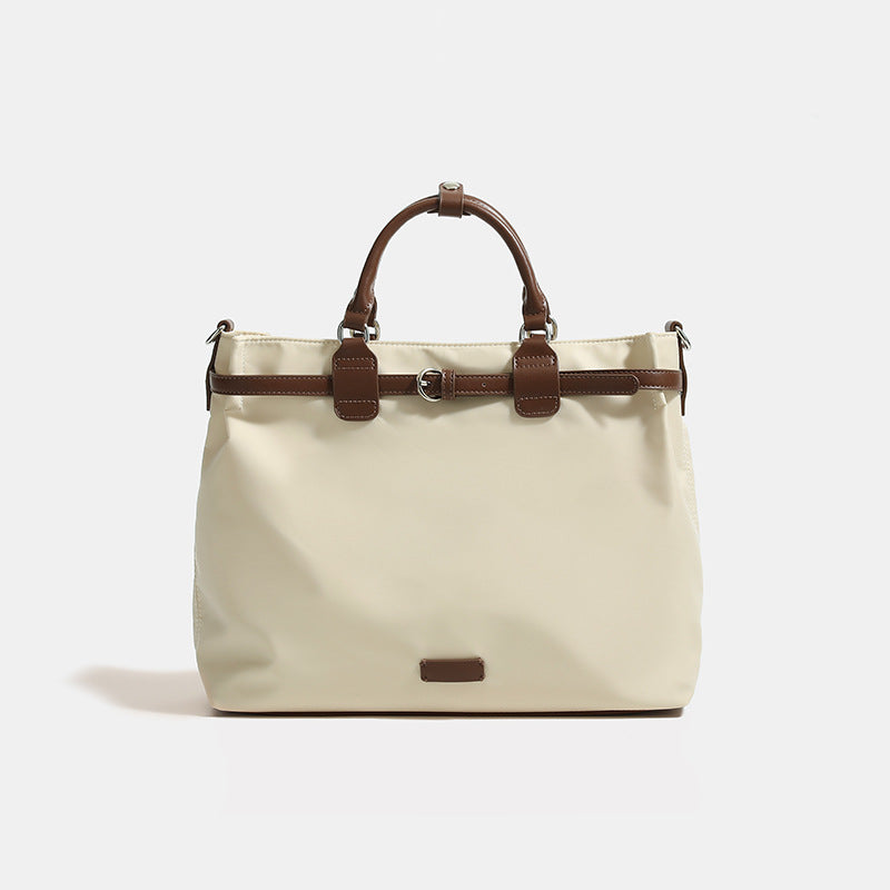 Women's Nylon Large Capacity Portable Class Commuter Tote Bags