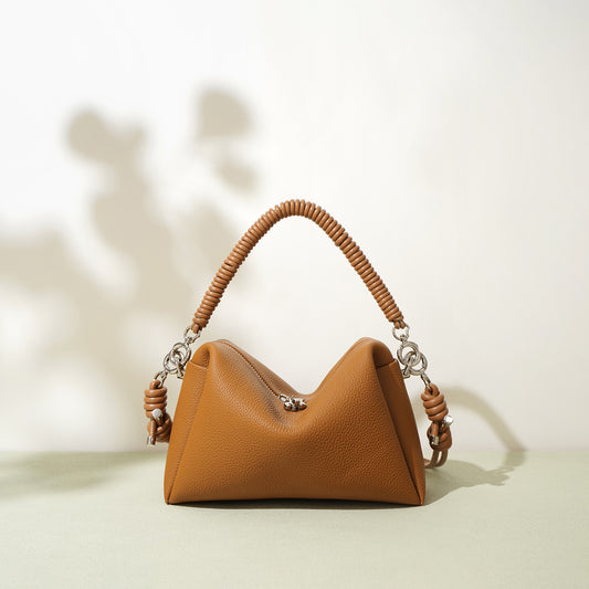 Layer Cowhide Size Cigarette Female Niche Shoulder Bags
