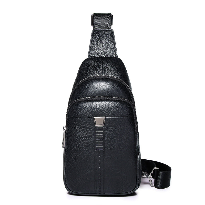 Men's Leather Large Capacity Fashion High-grade Waterproof Bags