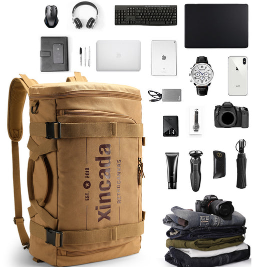 Men's Extra Large Capacity Canvas One Travel Bags