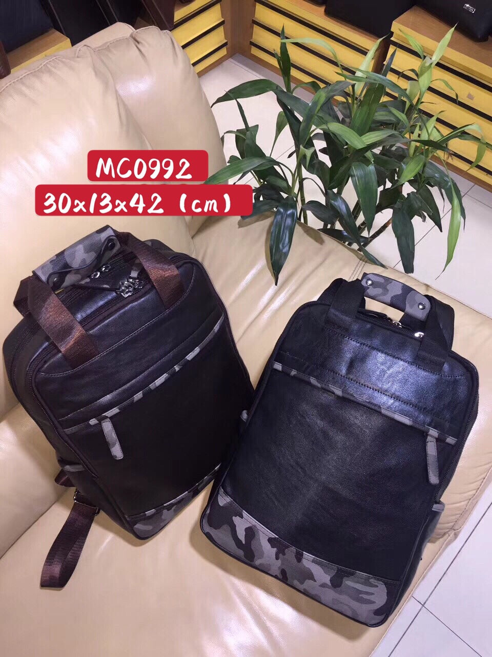 Men's Slouchy Lightweight Leisure Traveling Korean Backpacks