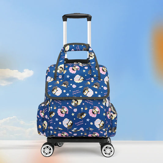 Trendy Foldable Mini Portable Boarding Cloth Travel Bags