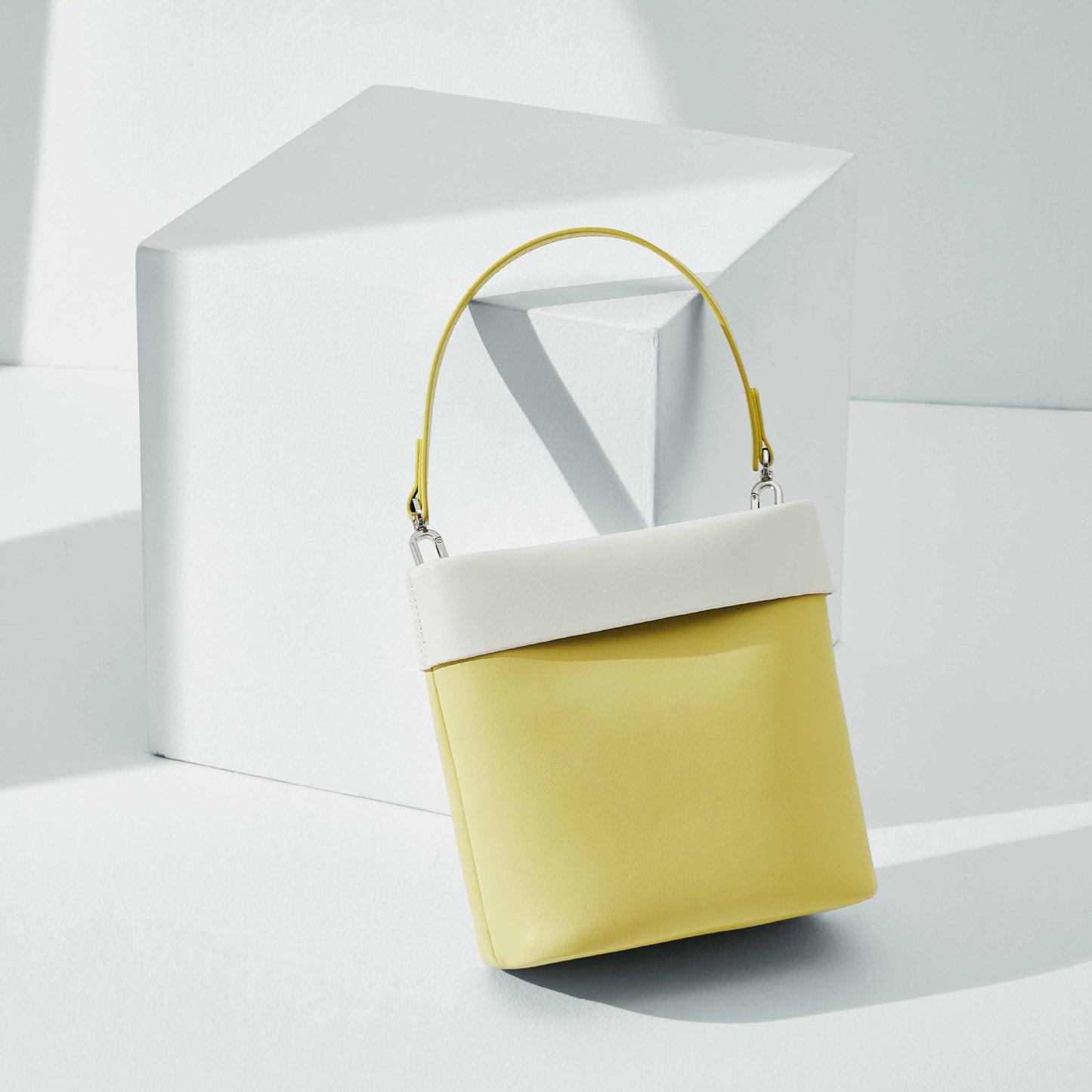 Genuine Leather Design Commuting Fashion Mini Bucket Bags